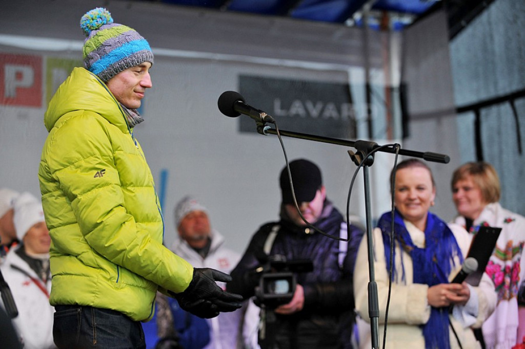 Tłumy witały Kamila Stocha