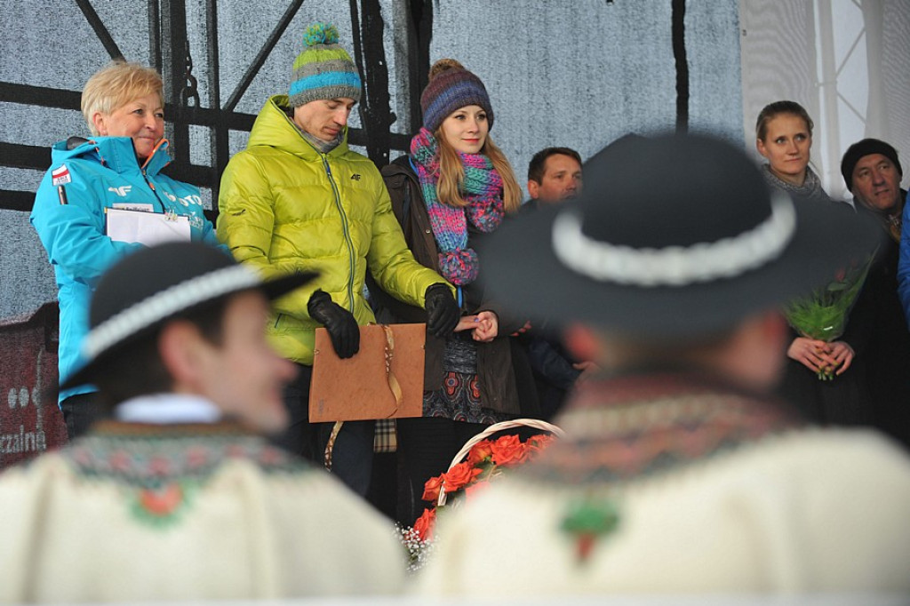 Tłumy witały Kamila Stocha