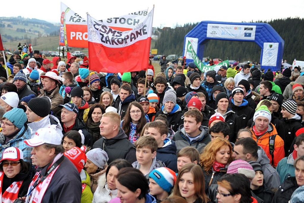 Tłumy witały Kamila Stocha