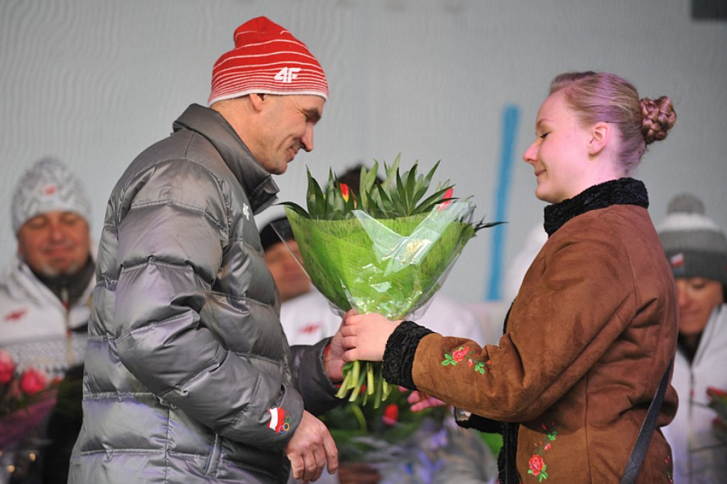 Tłumy witały Kamila Stocha