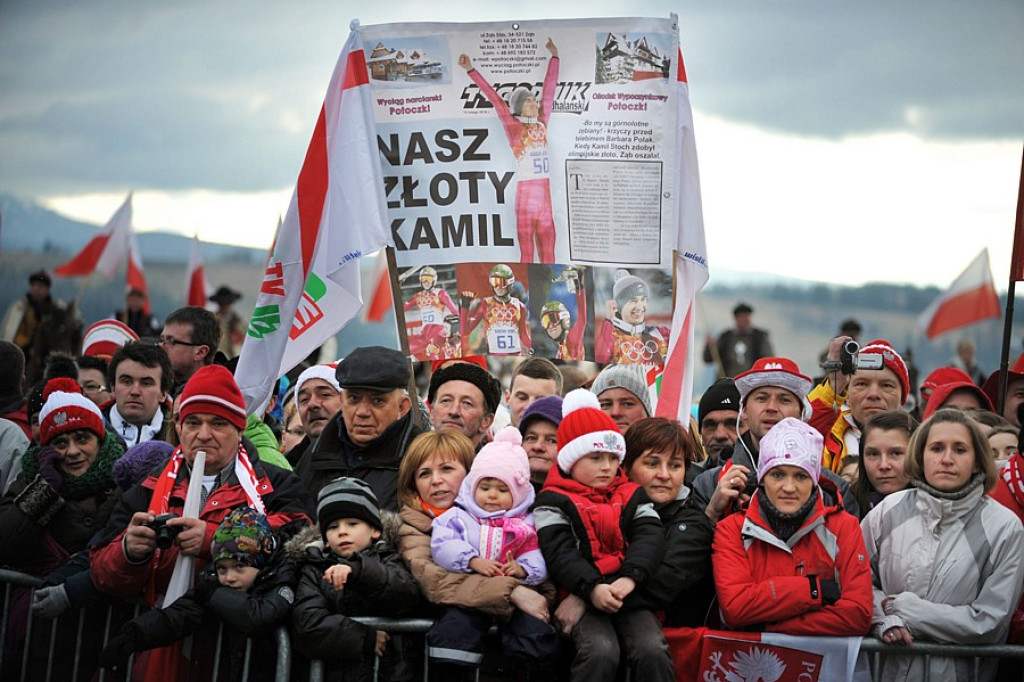 Tłumy witały Kamila Stocha