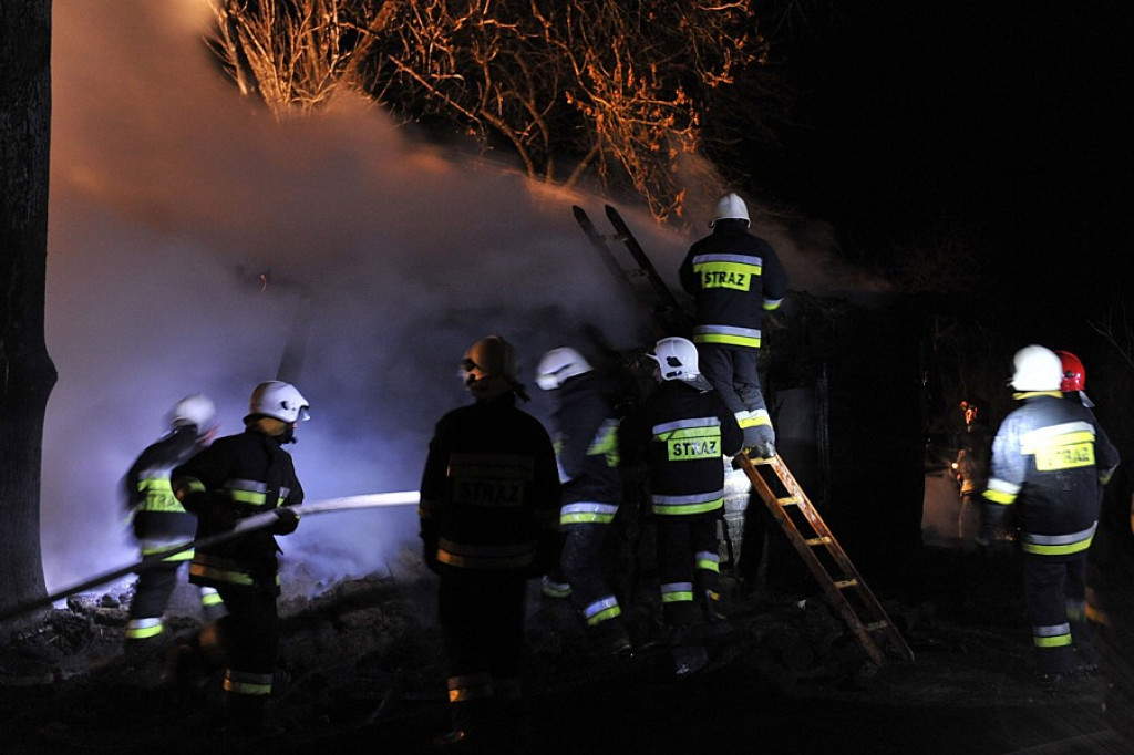 Pożar domu mieszkalnego w Pitoniówce
