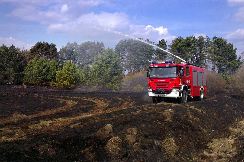 Stare Bystre: Wielki pożar traw i lasu
