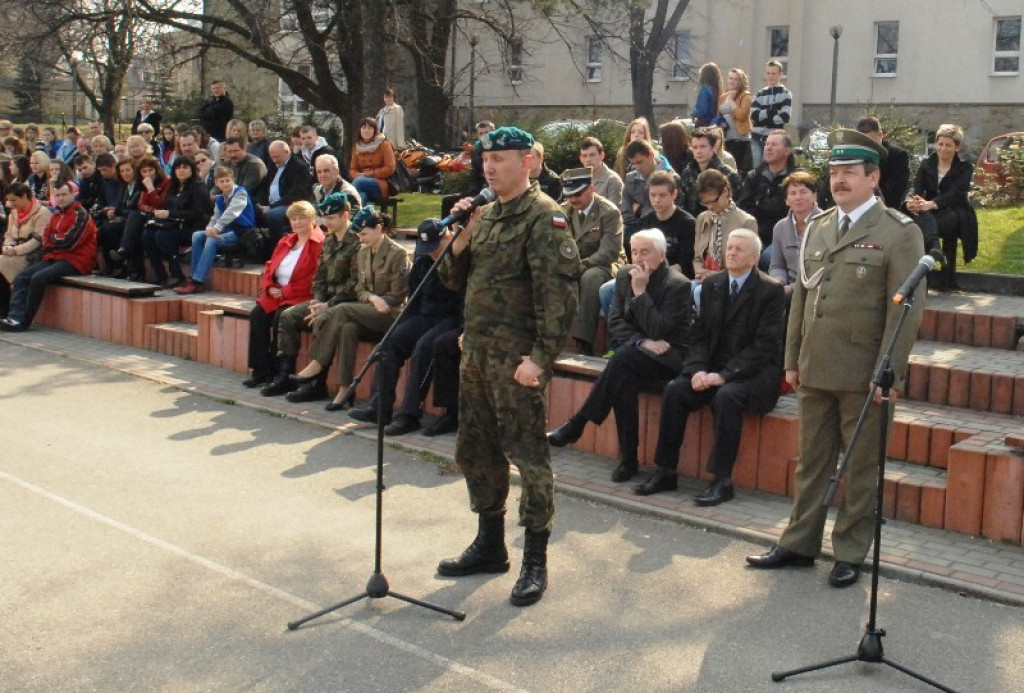 Ślubowanie nowotarskich kadetów