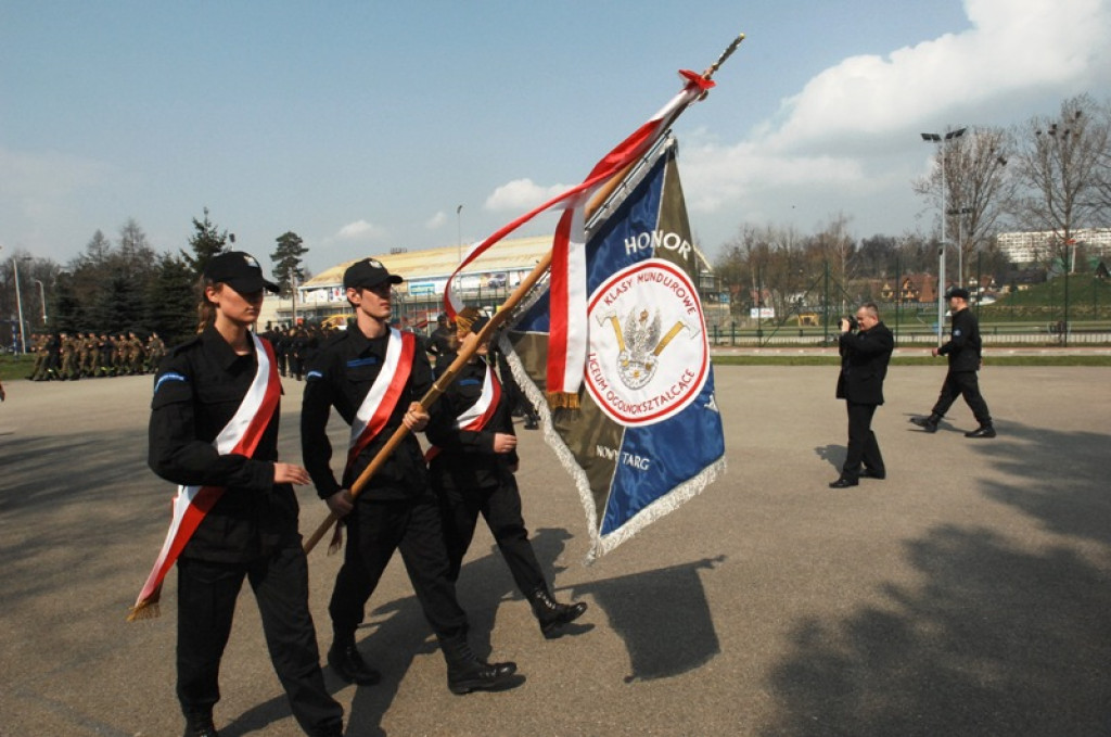 Ślubowanie nowotarskich kadetów
