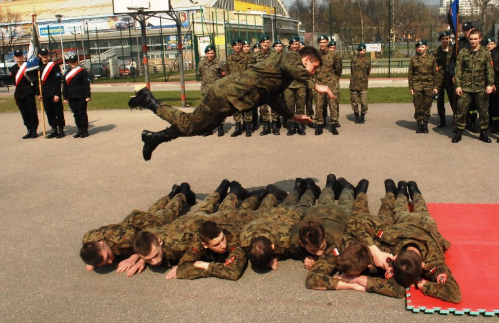 Ślubowanie nowotarskich kadetów