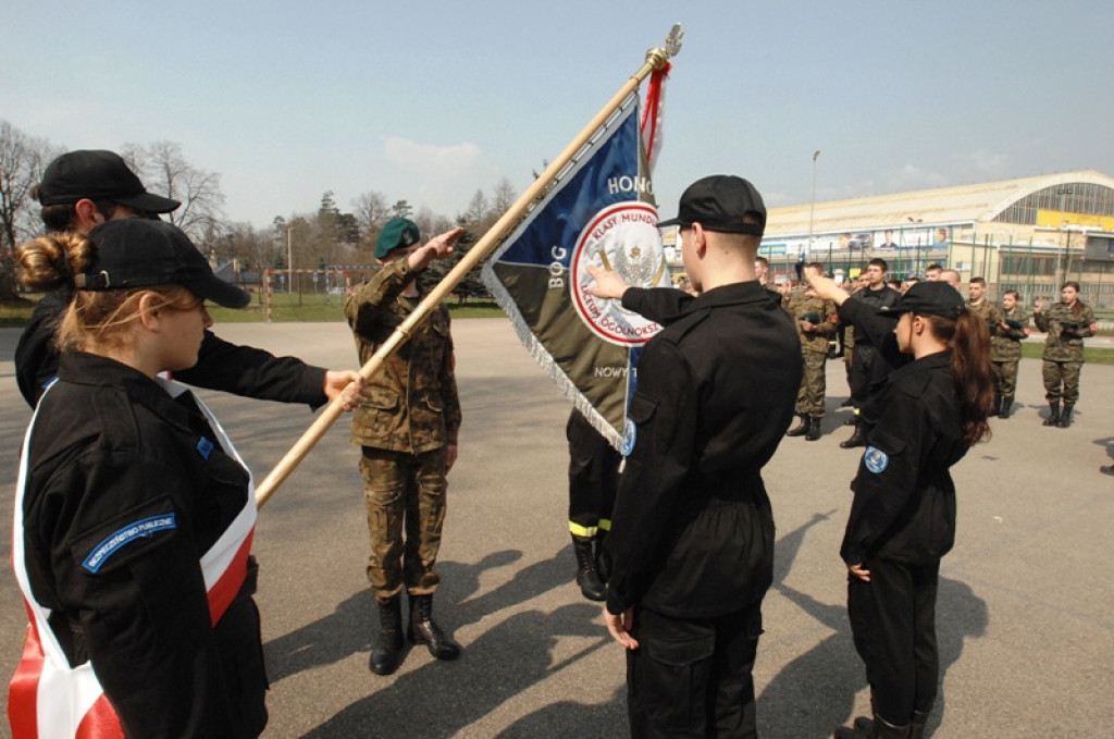 Ślubowanie nowotarskich kadetów