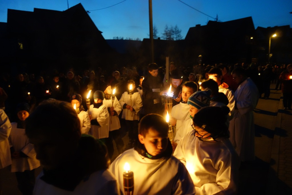 Droga Krzyżowa ulicami Poronina
