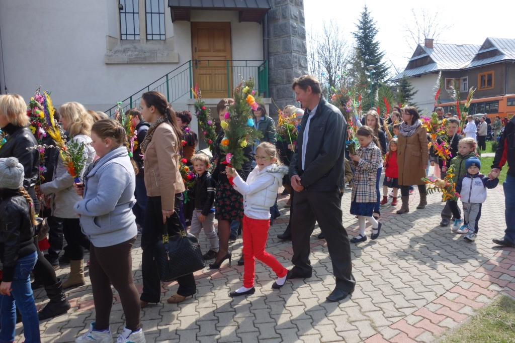 Niedziela Palmowa w Poroninie