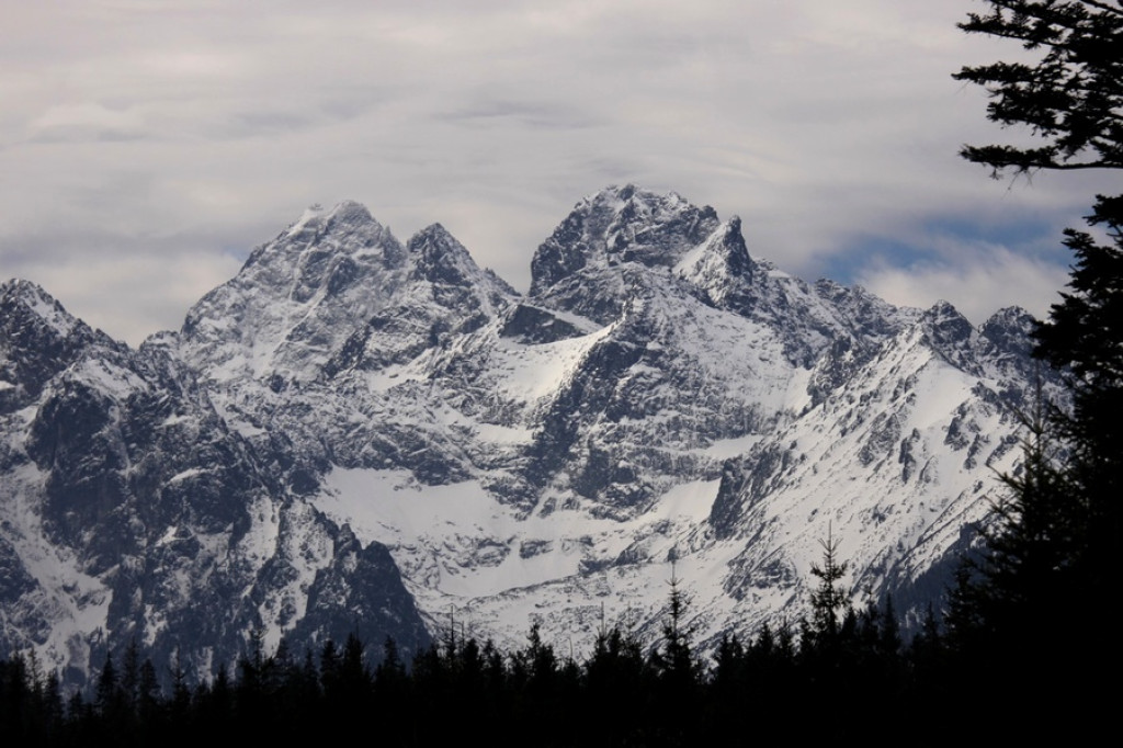 Tatry z Gubałówki i Rusinowej Polany