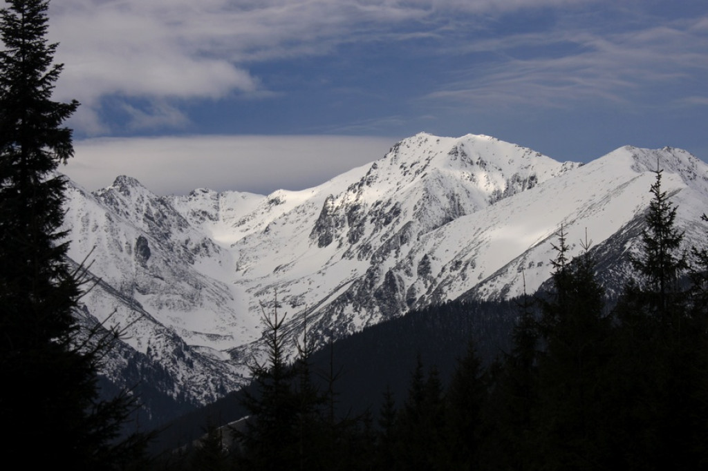 Tatry z Gubałówki i Rusinowej Polany