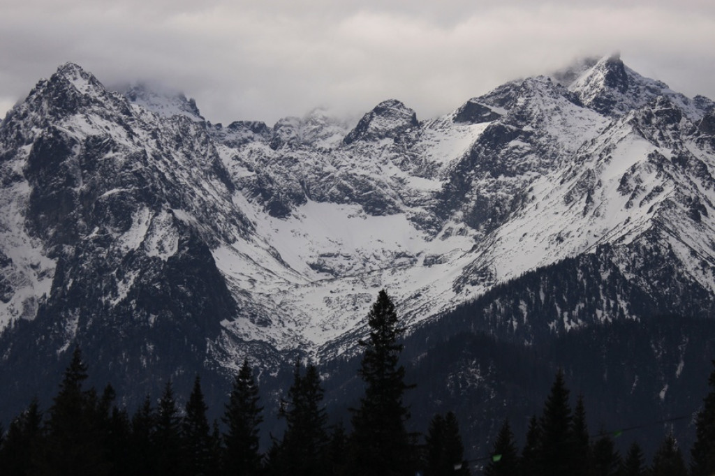 Tatry z Gubałówki i Rusinowej Polany
