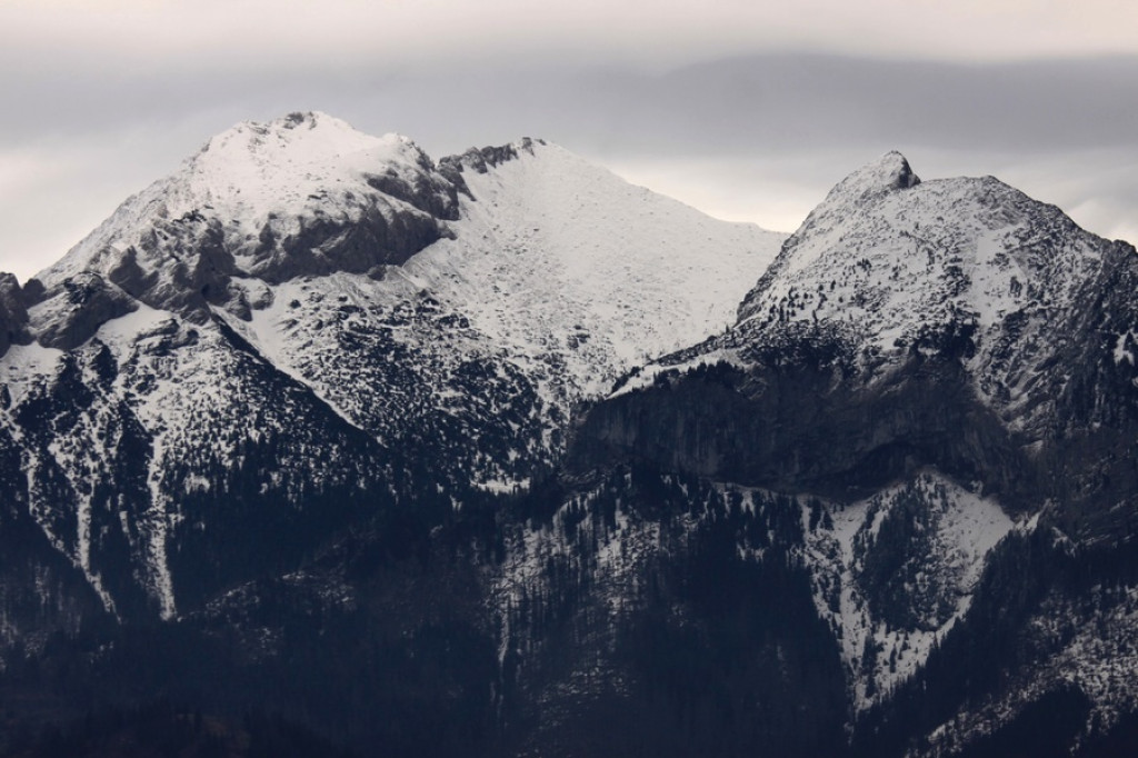 Tatry z Gubałówki i Rusinowej Polany