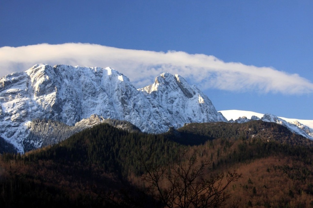 Tatry z Gubałówki i Rusinowej Polany