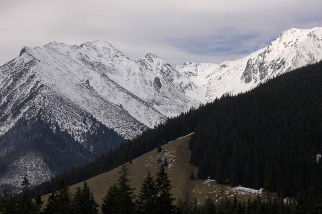 Tatry z Gubałówki i Rusinowej Polany