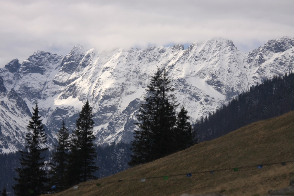 Tatry z Gubałówki i Rusinowej Polany