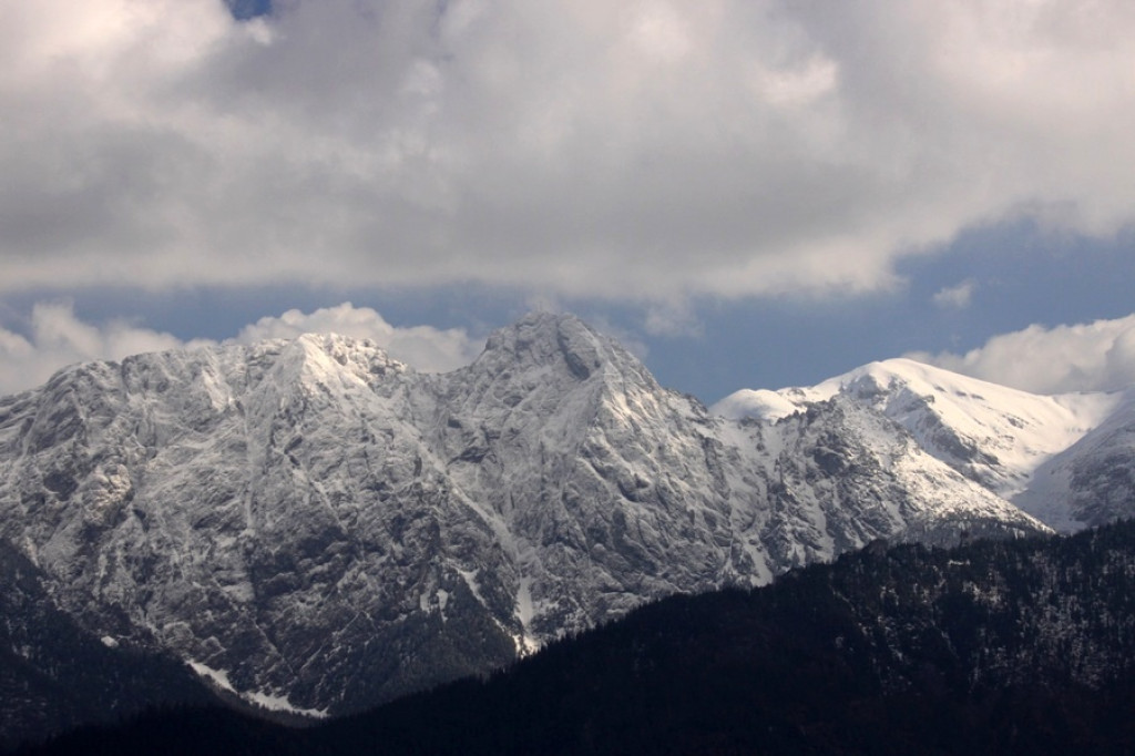 Tatry z Gubałówki i Rusinowej Polany