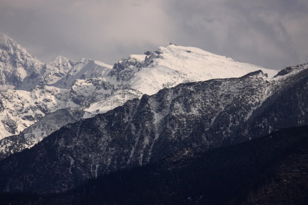 Tatry z Gubałówki i Rusinowej Polany