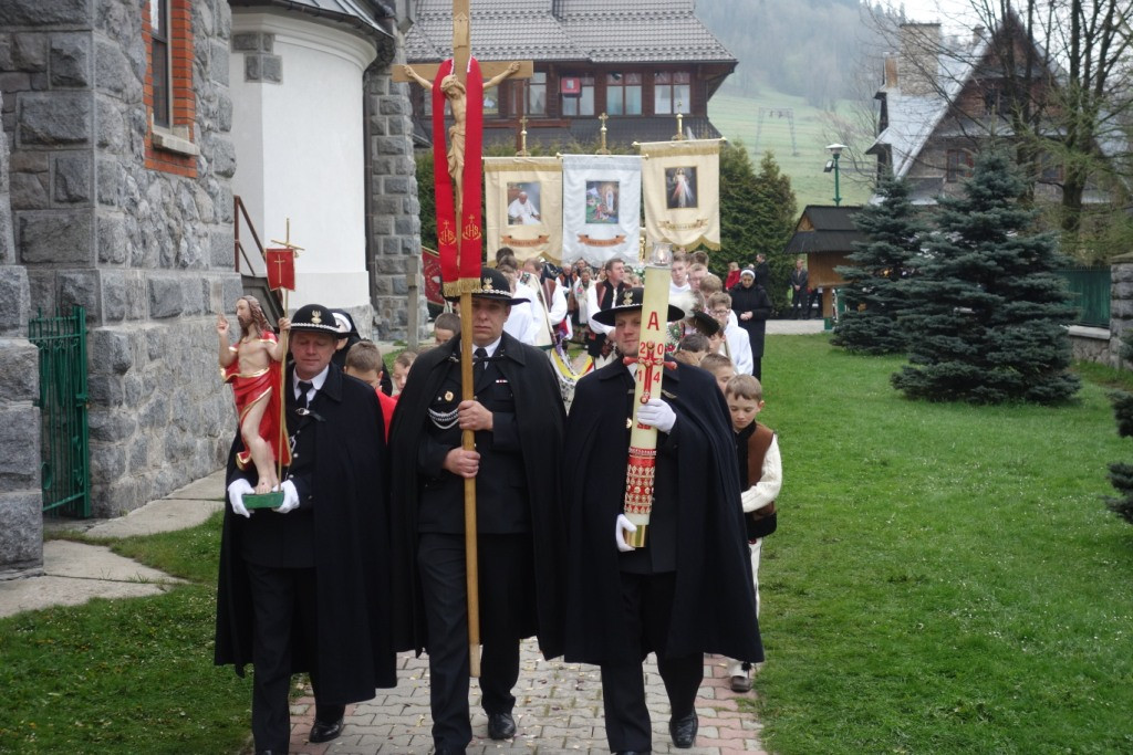 Procesja Rezurekcyjna w Poroninie