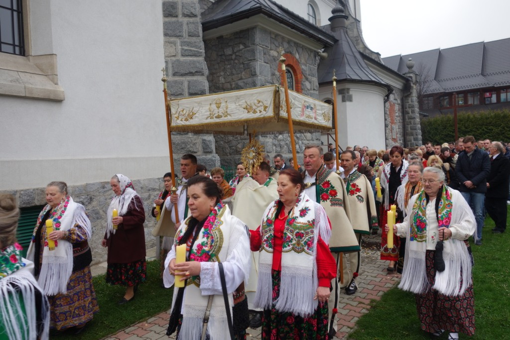 Procesja Rezurekcyjna w Poroninie