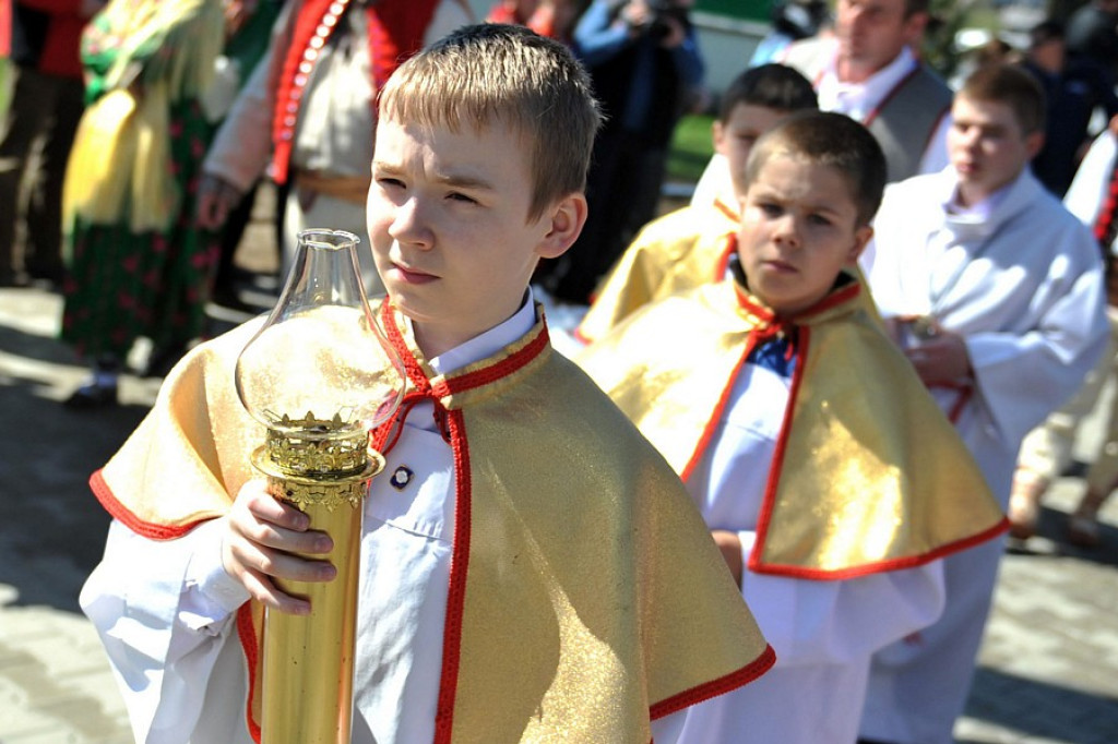 Święto Bacowskie w Ludźmierzu: Kierdel owiec symbolicznie poświęcony