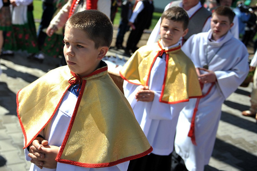 Święto Bacowskie w Ludźmierzu: Kierdel owiec symbolicznie poświęcony