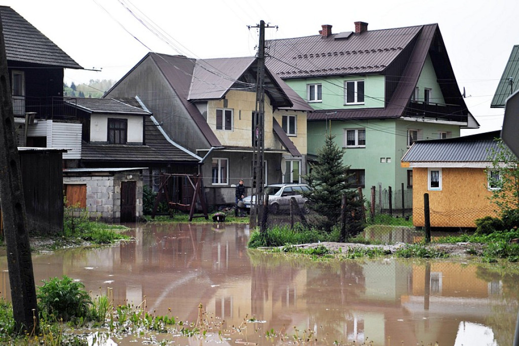 Ulewy, podtopienia i powódź: Niż przeszedł nad Podhalem