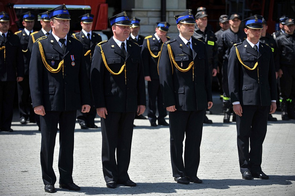 Strażackie odznaki i medale