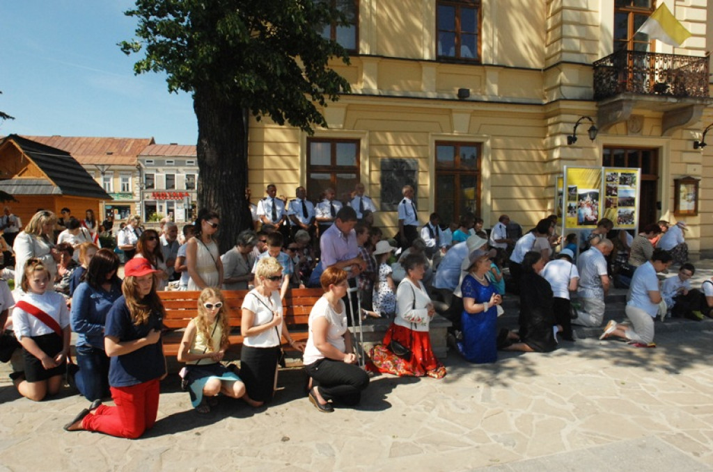 Uroczyste obchody 35. rocznicy pobytu Jana Pawła II w Nowym Targu
