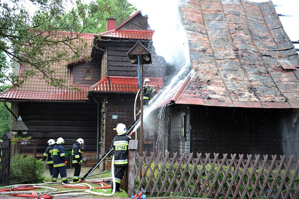Pożar w Poroninie
