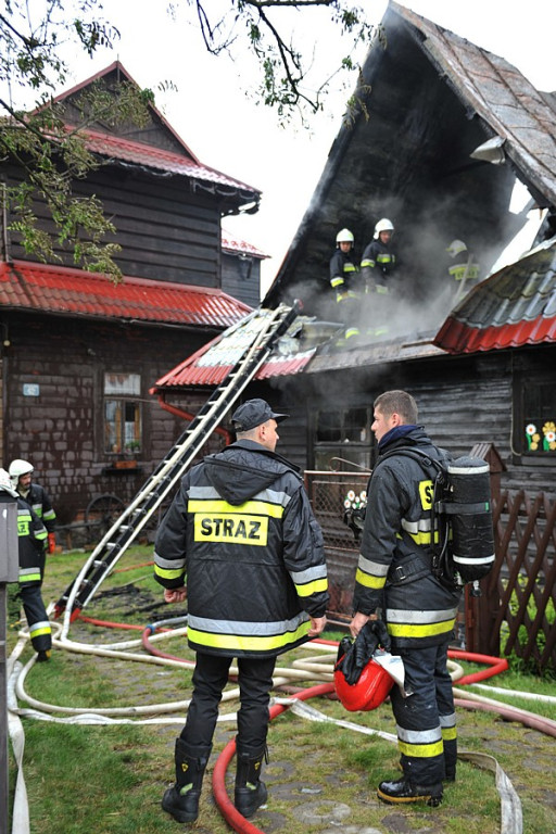 Pożar w Poroninie