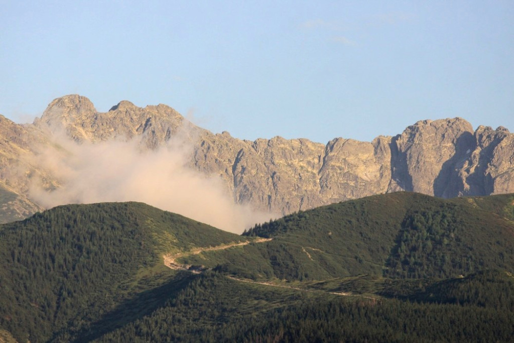 Tatry wieczorem, Tatry o poranku