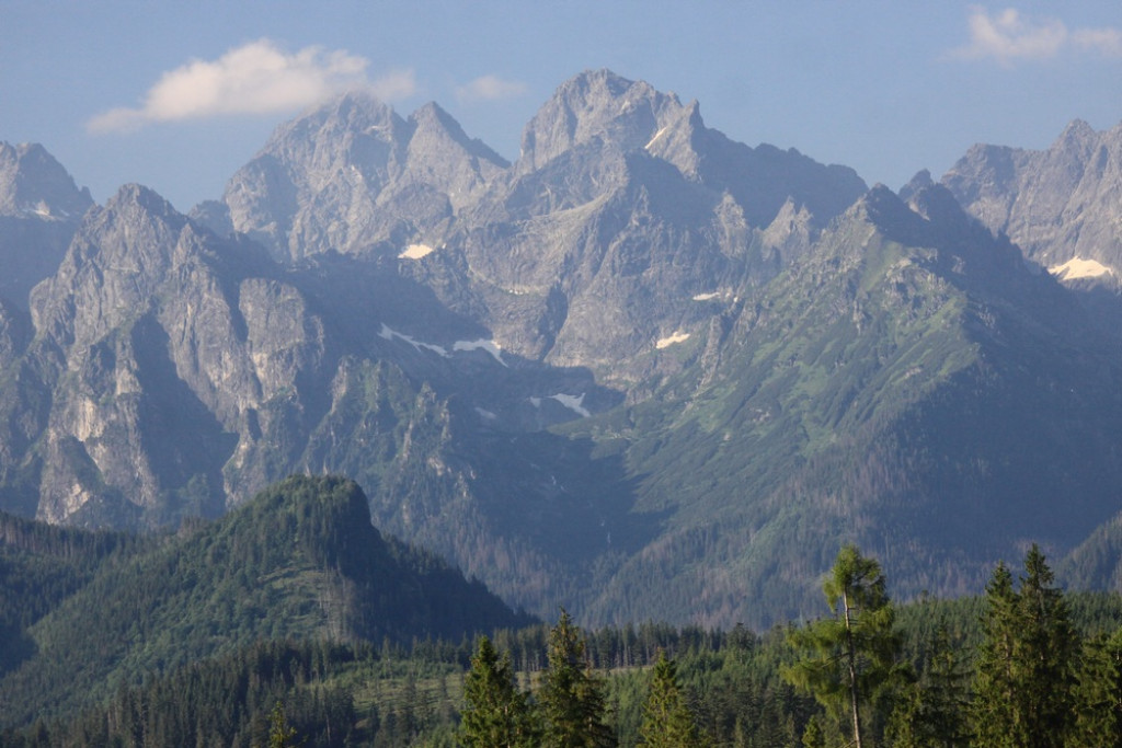 Tatry wieczorem, Tatry o poranku