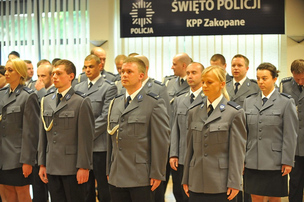 Święto Policji - uroczystości w UM Zakopane