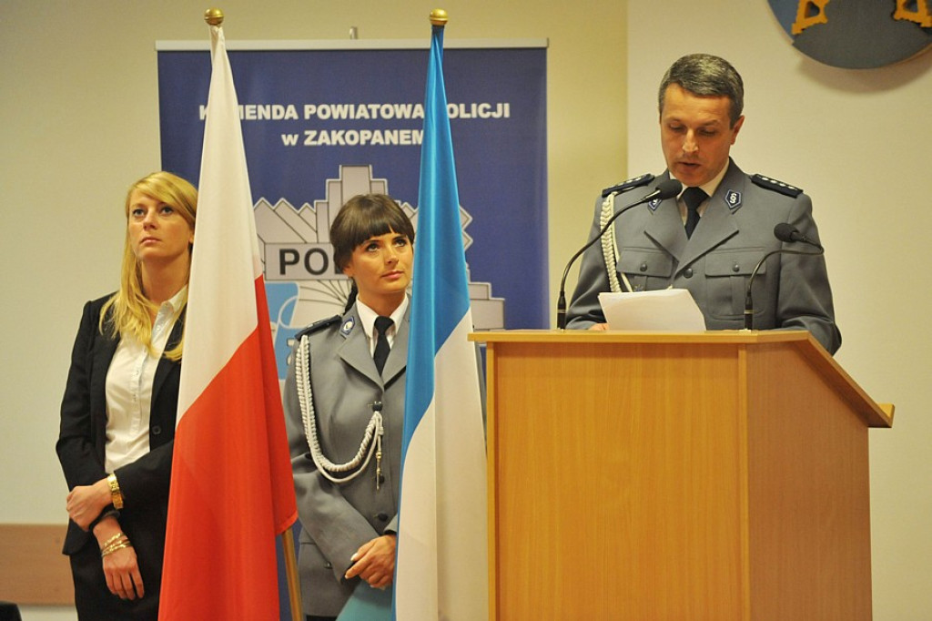 Święto Policji - uroczystości w UM Zakopane