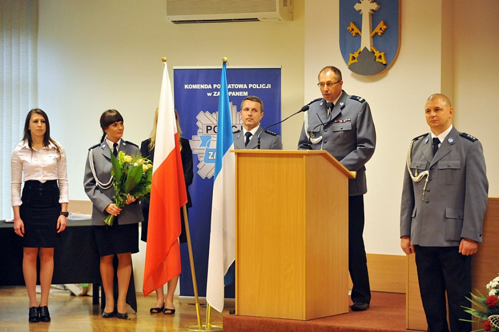 Święto Policji - uroczystości w UM Zakopane
