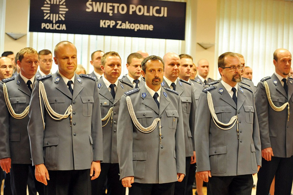 Święto Policji - uroczystości w UM Zakopane