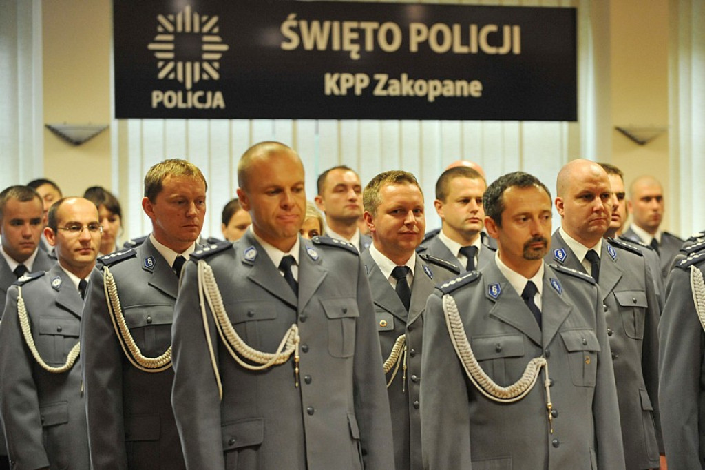 Święto Policji - uroczystości w UM Zakopane
