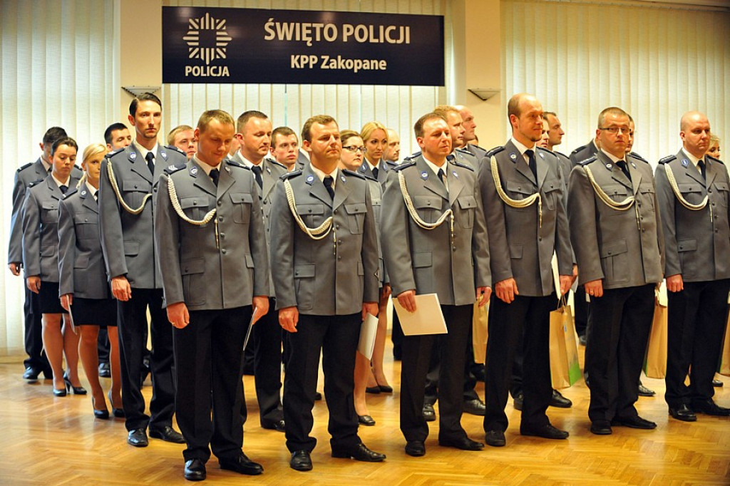 Święto Policji - uroczystości w UM Zakopane