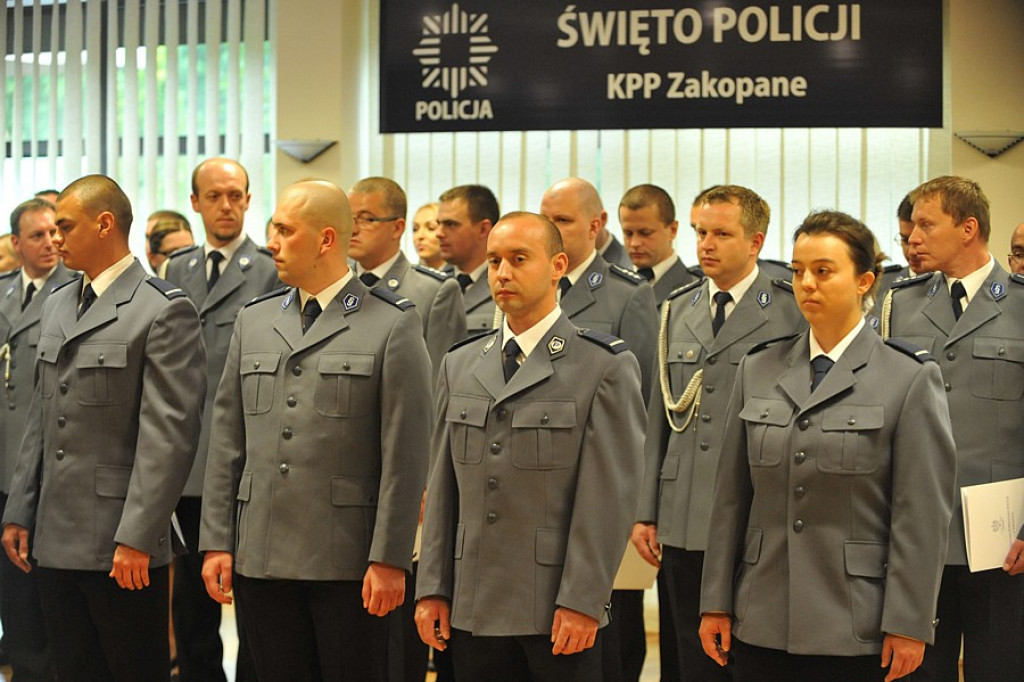 Święto Policji - uroczystości w UM Zakopane
