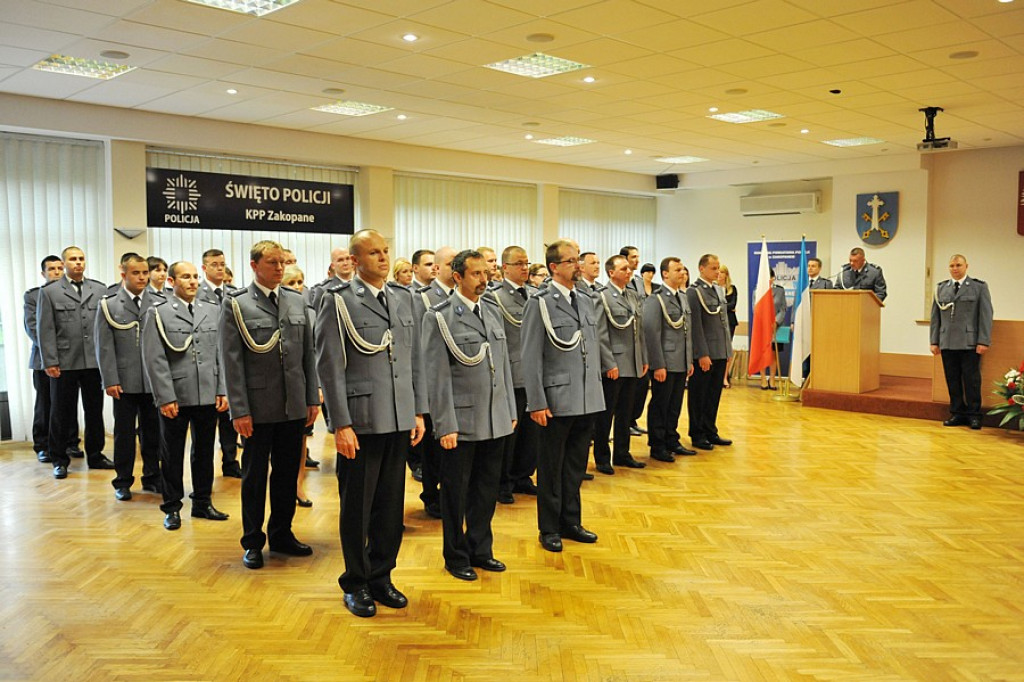 Święto Policji - uroczystości w UM Zakopane