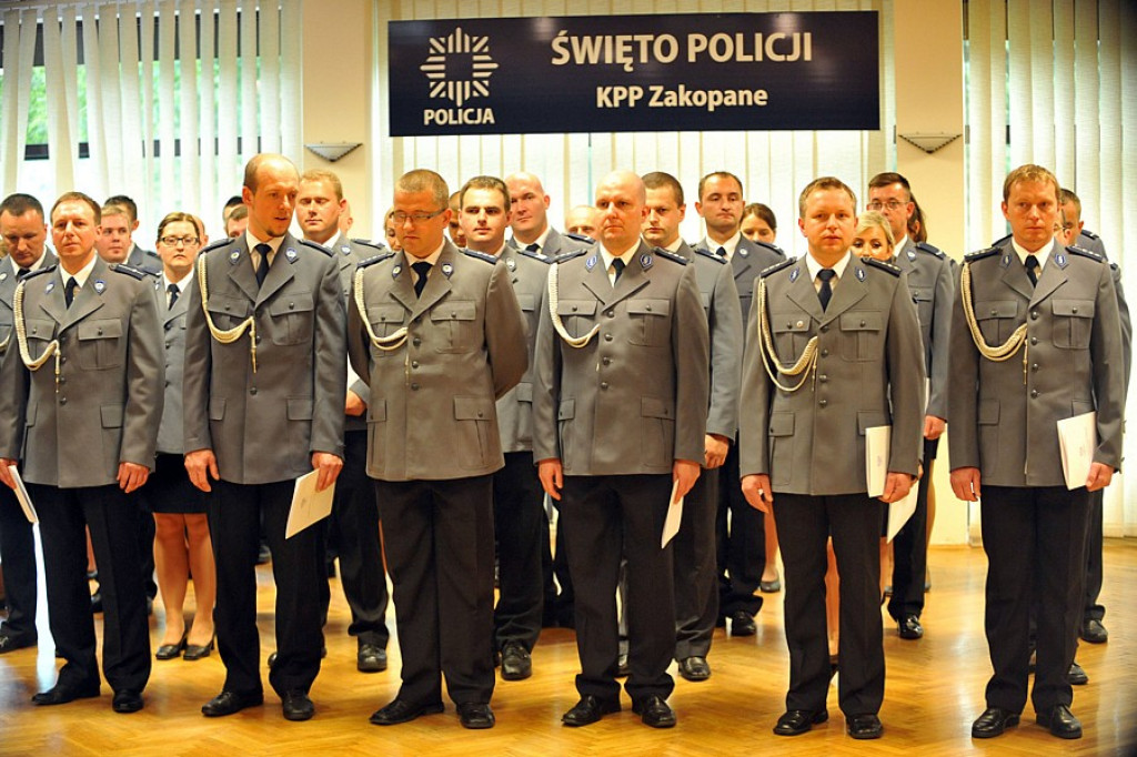 Święto Policji - uroczystości w UM Zakopane