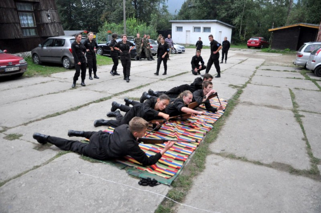 Obóz w Niedzicy 2014 - nowotarscy kadeci zaczęli rok szkolny