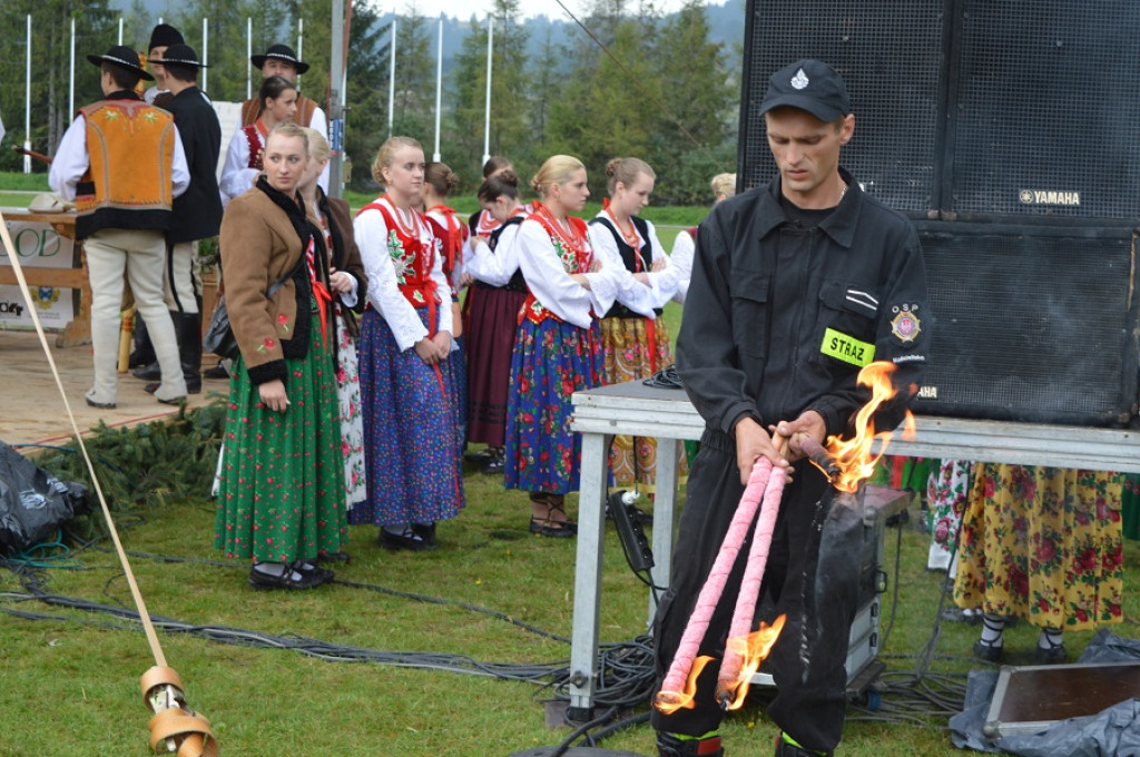 Polaniarski osod w deszczu