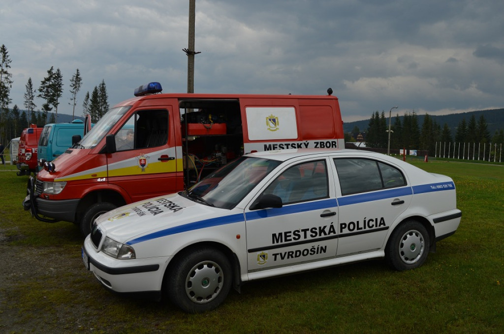 Pokazowe ćwiczenia strażaków