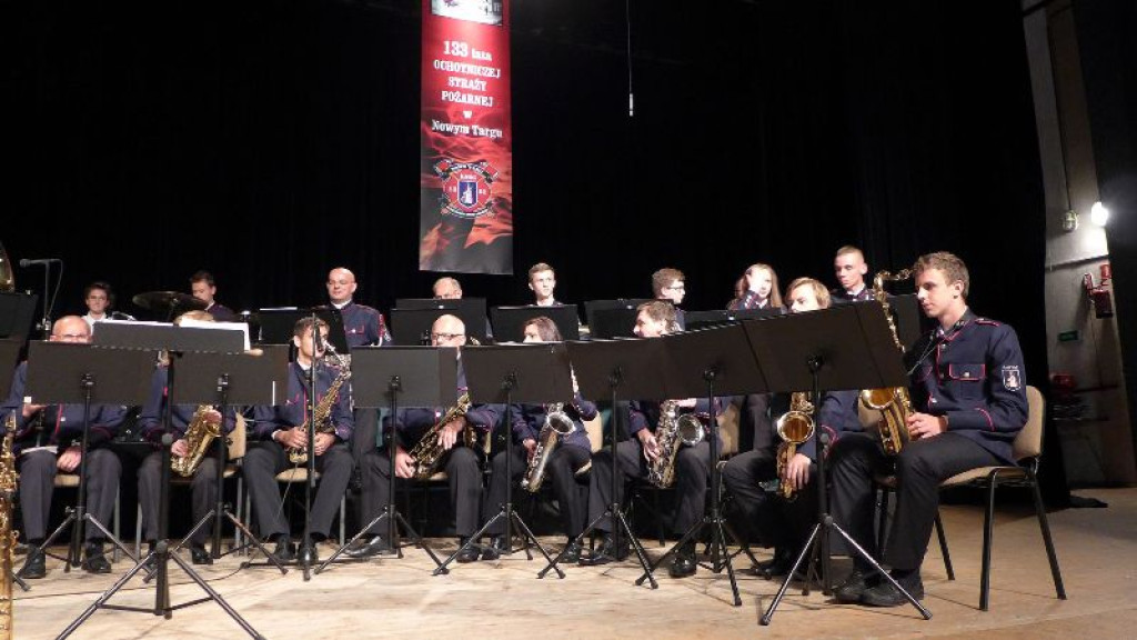 Koncert Miejskiej Orkiestry Dętej na 133. urodziny nowotarskiej OSP