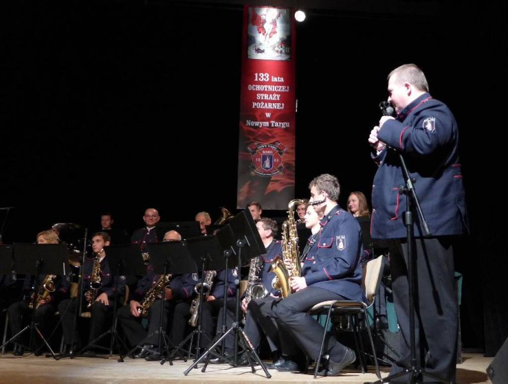 Koncert Miejskiej Orkiestry Dętej na 133. urodziny nowotarskiej OSP