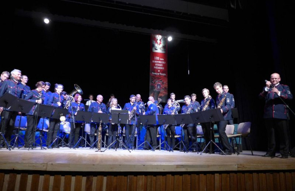 Koncert Miejskiej Orkiestry Dętej na 133. urodziny nowotarskiej OSP
