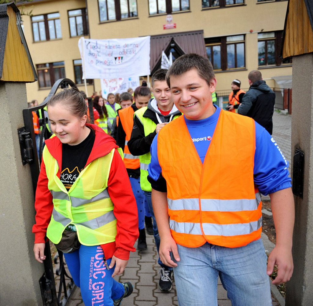 Odblaskowy spacer po Bukowinie