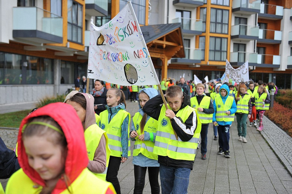 Odblaskowy spacer po Bukowinie